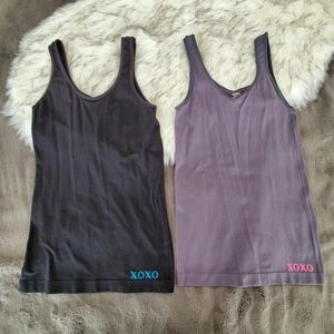2/$15 XOXO Rib Fit Cami Scoop Neck Tank M